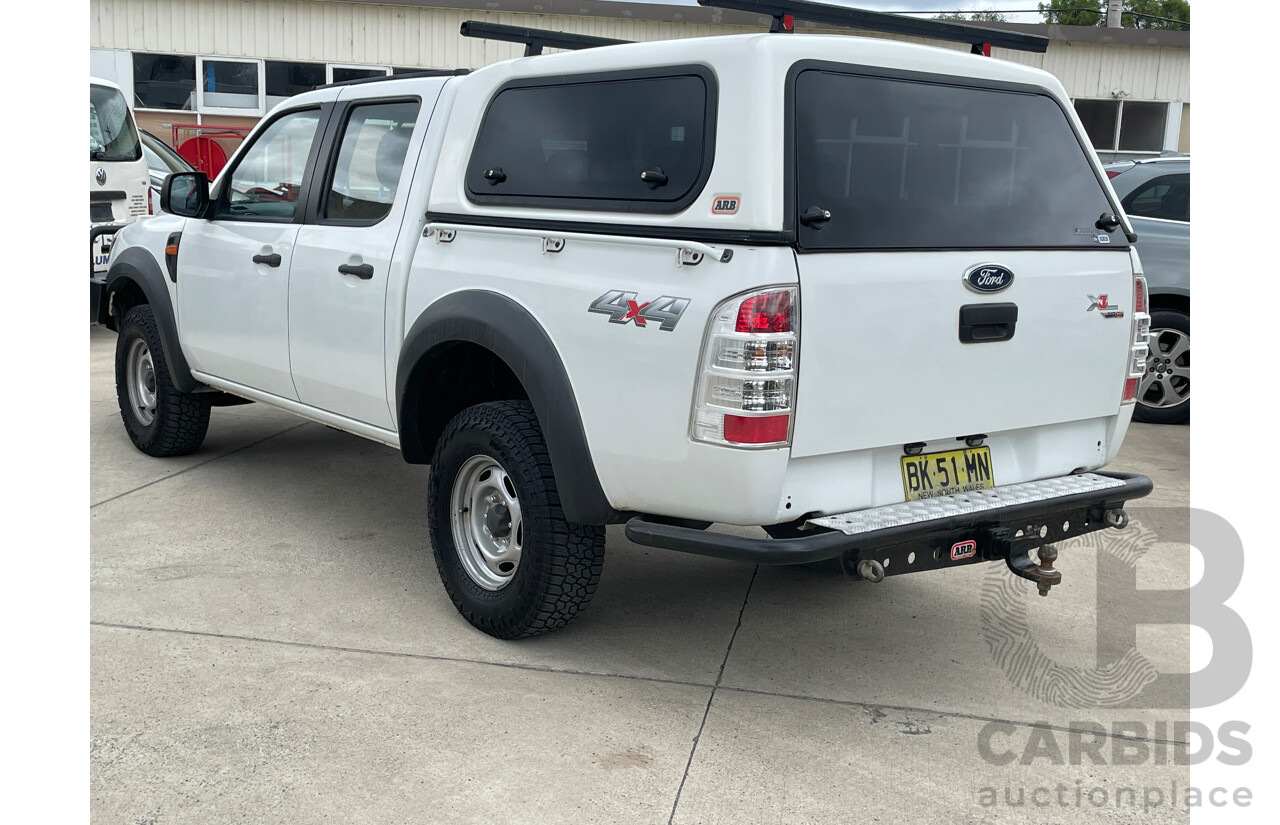 4/2011 Ford Ranger XL (4x4) PK Dual Cab P/Up White 3.0L