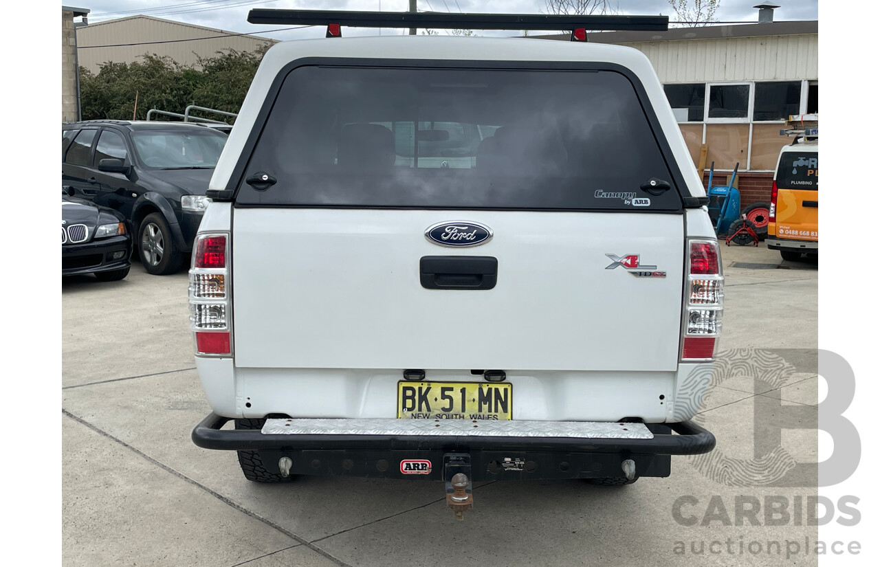 4/2011 Ford Ranger XL (4x4) PK Dual Cab P/Up White 3.0L