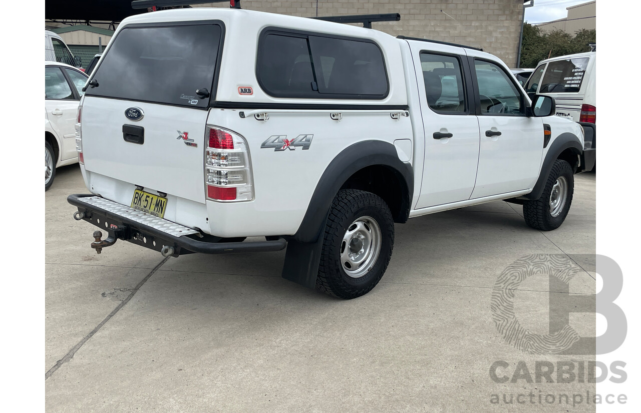 4/2011 Ford Ranger XL (4x4) PK Dual Cab P/Up White 3.0L