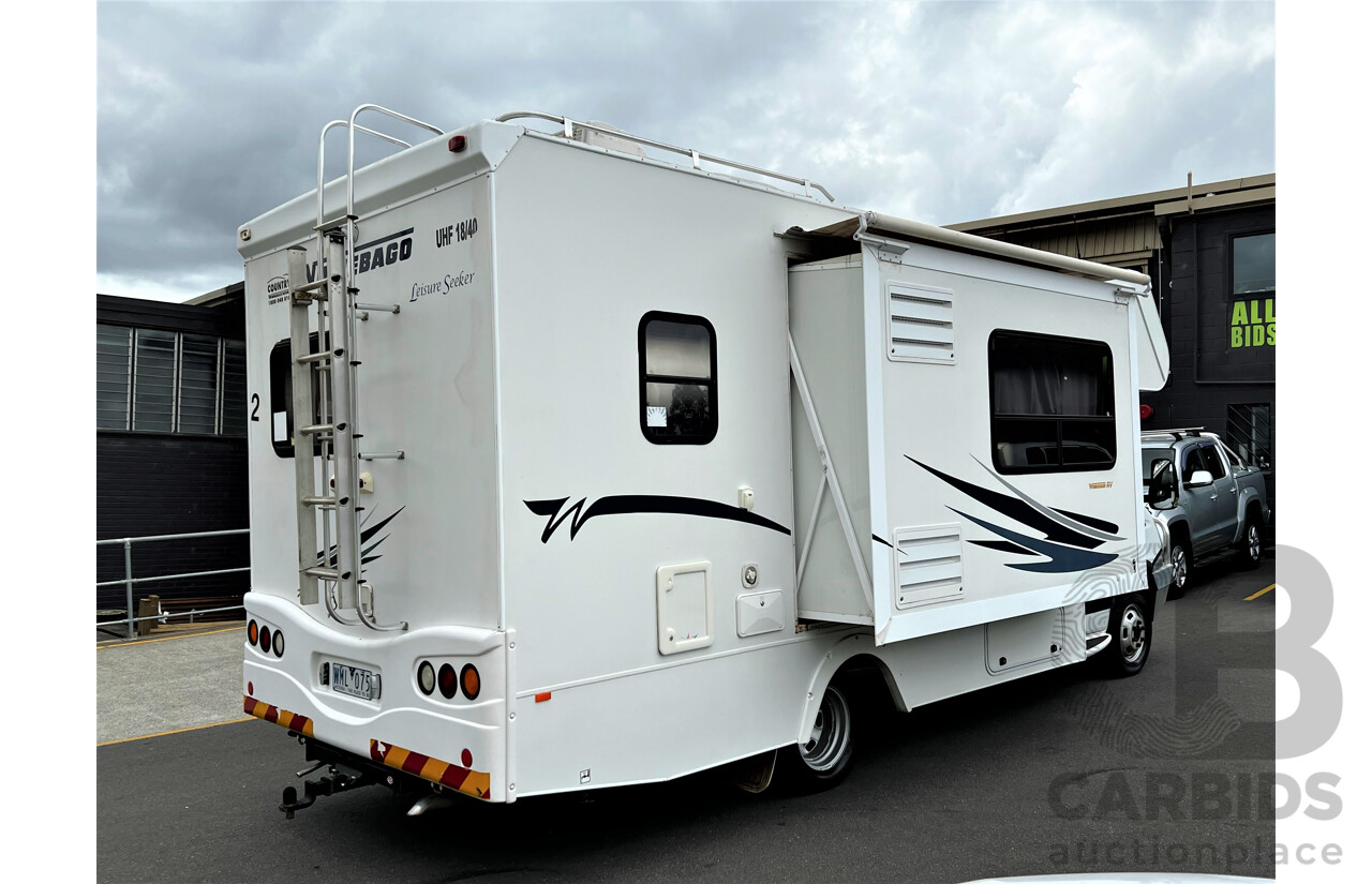 02/2008 Iveco 50C18 6sp Auto Winnebago RV 3L Turbo Diesel   