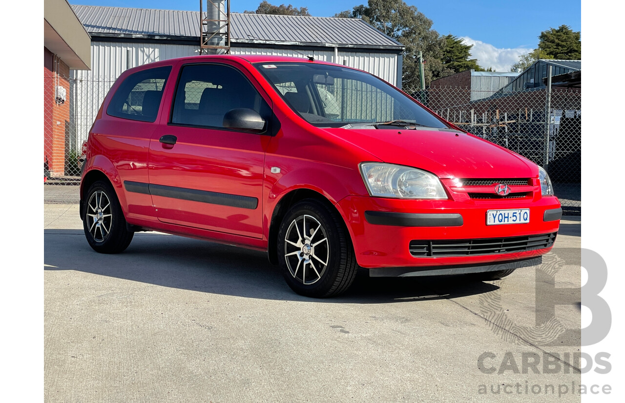 9/2003 Hyundai Getz GL TB 3d Hatchback Red 1.5L