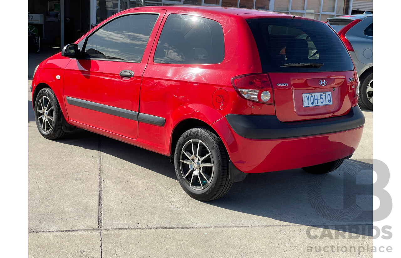 9/2003 Hyundai Getz GL TB 3d Hatchback Red 1.5L