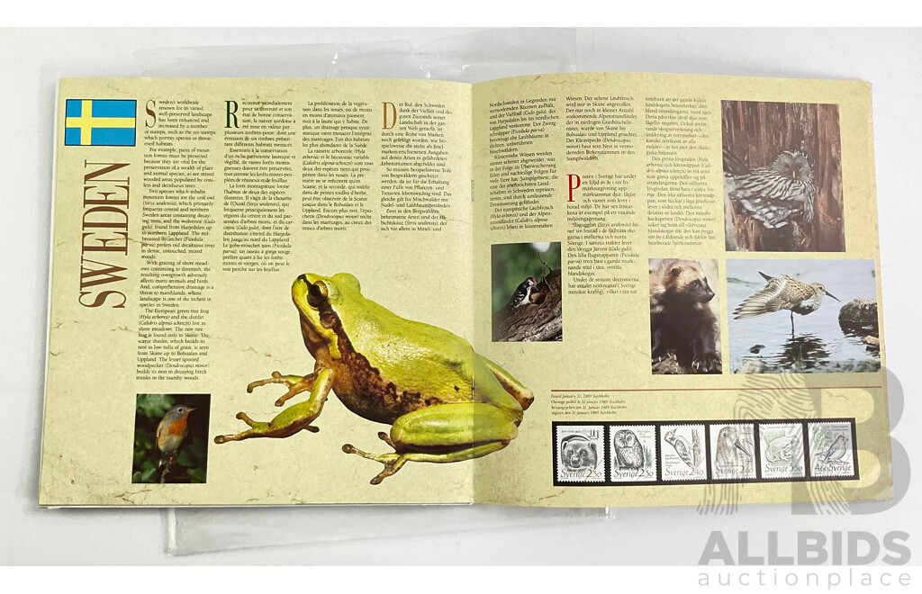 Our World International Images of Nature Stamp Booklets (3)