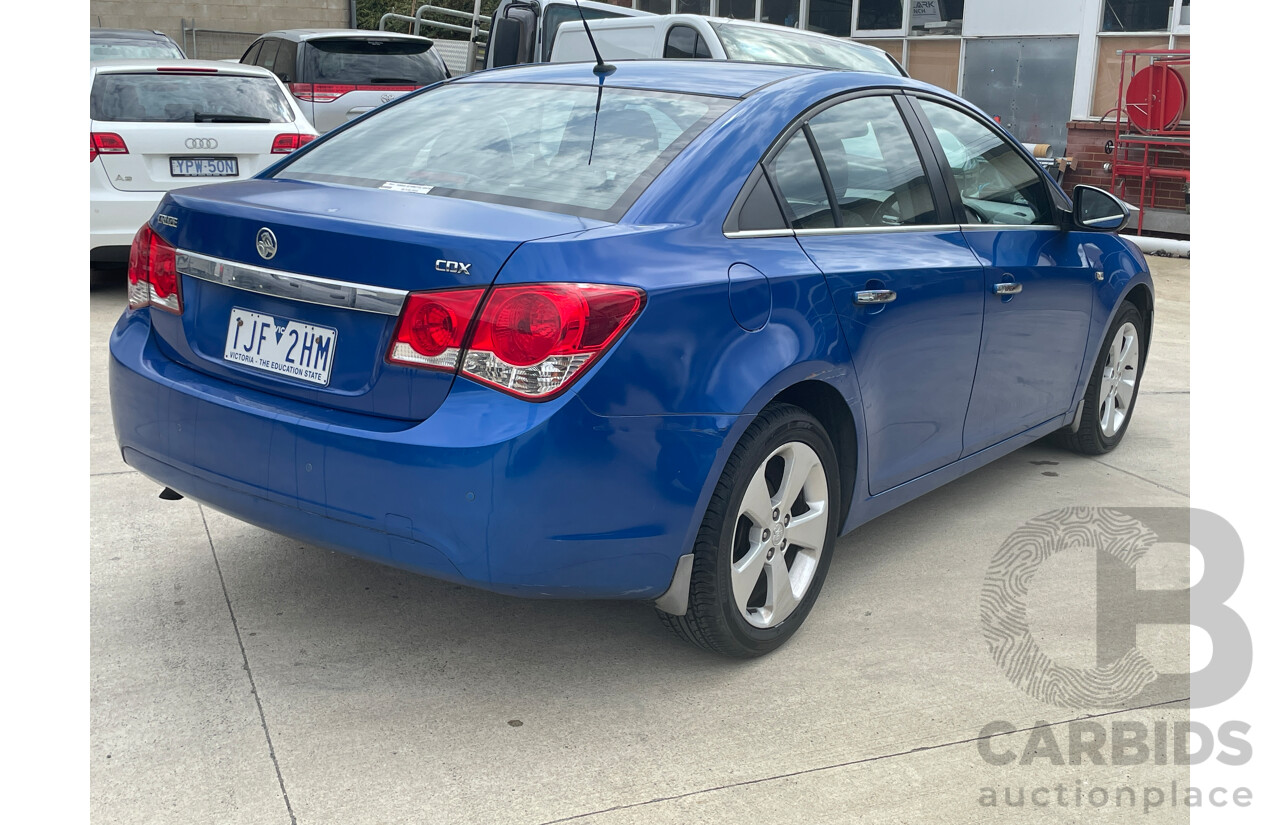2/2010 Holden Cruze CDX JG 4d Sedan Blue 1.8L