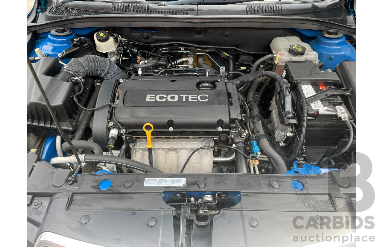 2/2010 Holden Cruze CDX JG 4d Sedan Blue 1.8L