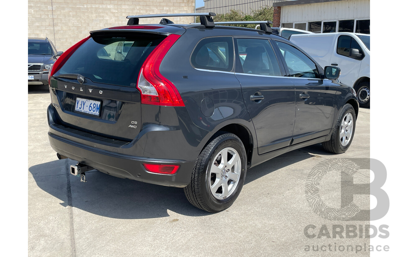 2/2009 Volvo Xc60 D5 2.4 DZ 4d Wagon Grey 2.4L