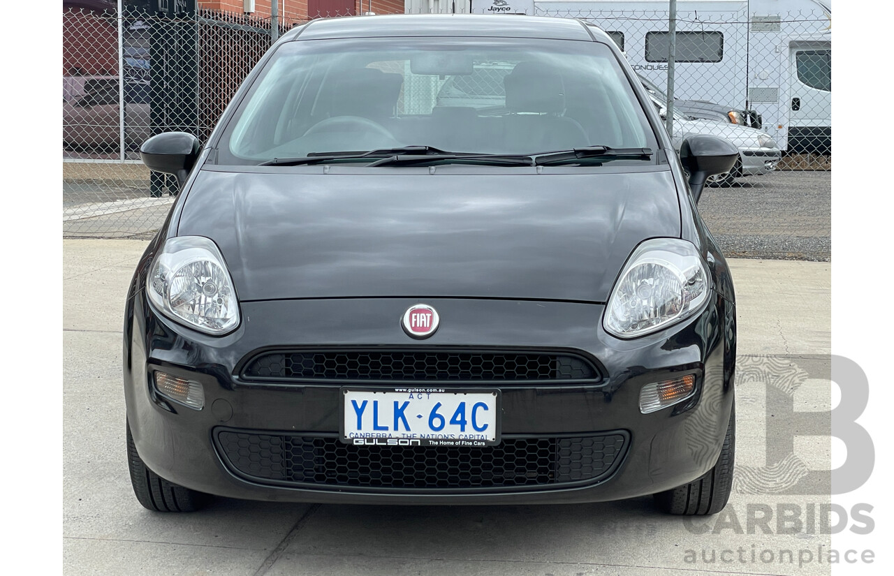 10/2013 Fiat Punto EASY MY13 5d Hatchback Black 1.4L