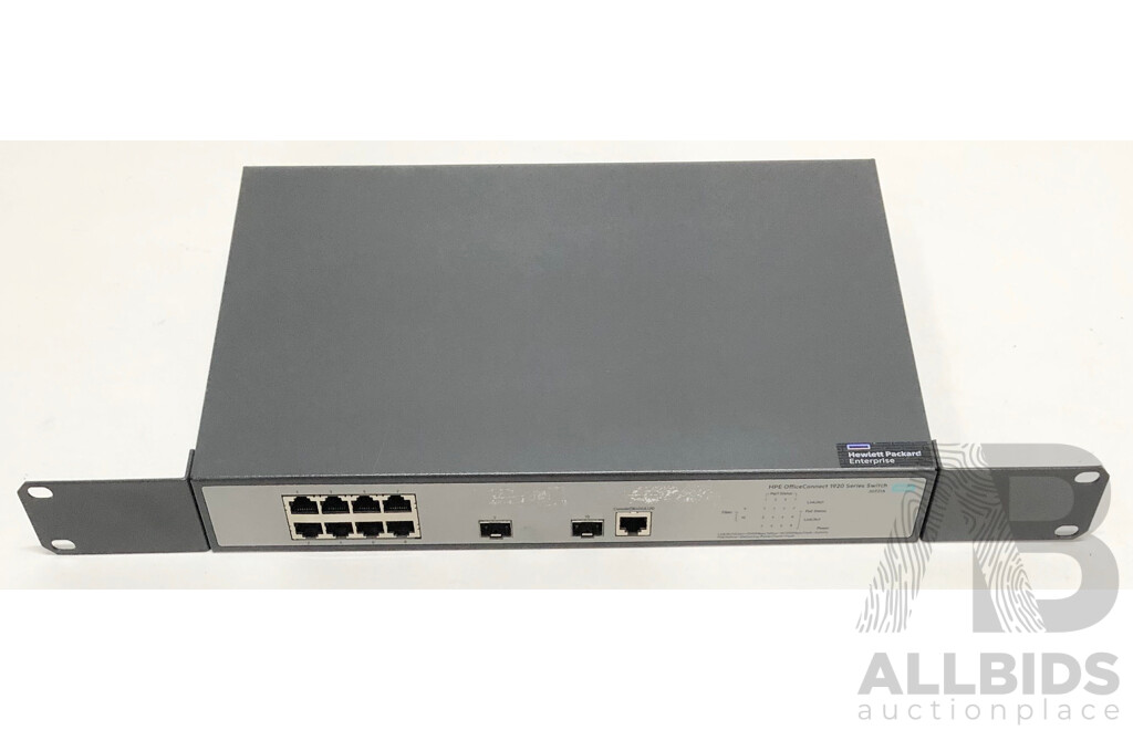 HPE (JG921A) OfficeConnect 1920 Series 8-Port PoE+ (65W) Gigabit Ethernet Switch