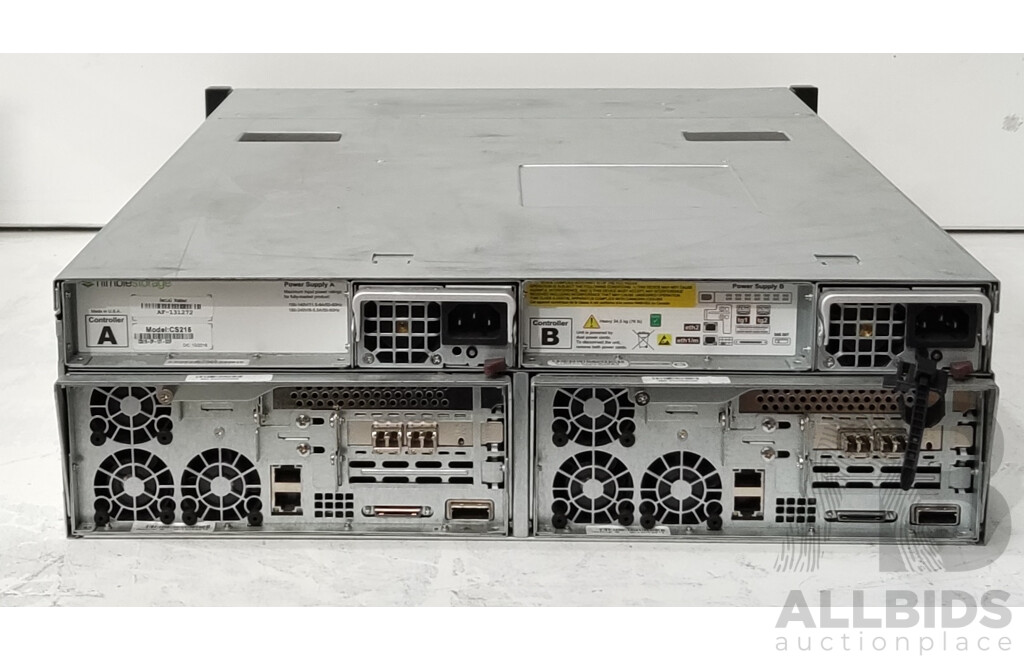 Nimble Storage CS215 3RU Multi-Node Server W/ 2 X Intel Xeon (E5504) 2GHz 4-Core CPU 12GB DDR3 Nodes