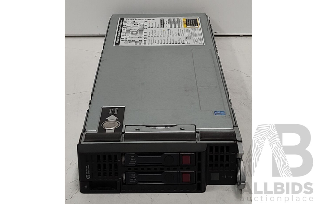 HP Proliant BL460c Gen8 Dual Intel Xeon (E5-2640) 2.5GHz-3.0GHz 6-Core CPU Blade Server