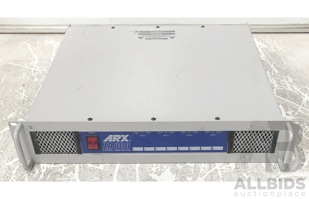 ARX (ZA800) 8-Channel Power Amplifier