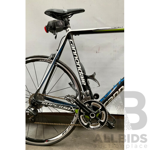 Cannondale Supersix Road Bike - Black/White/Green