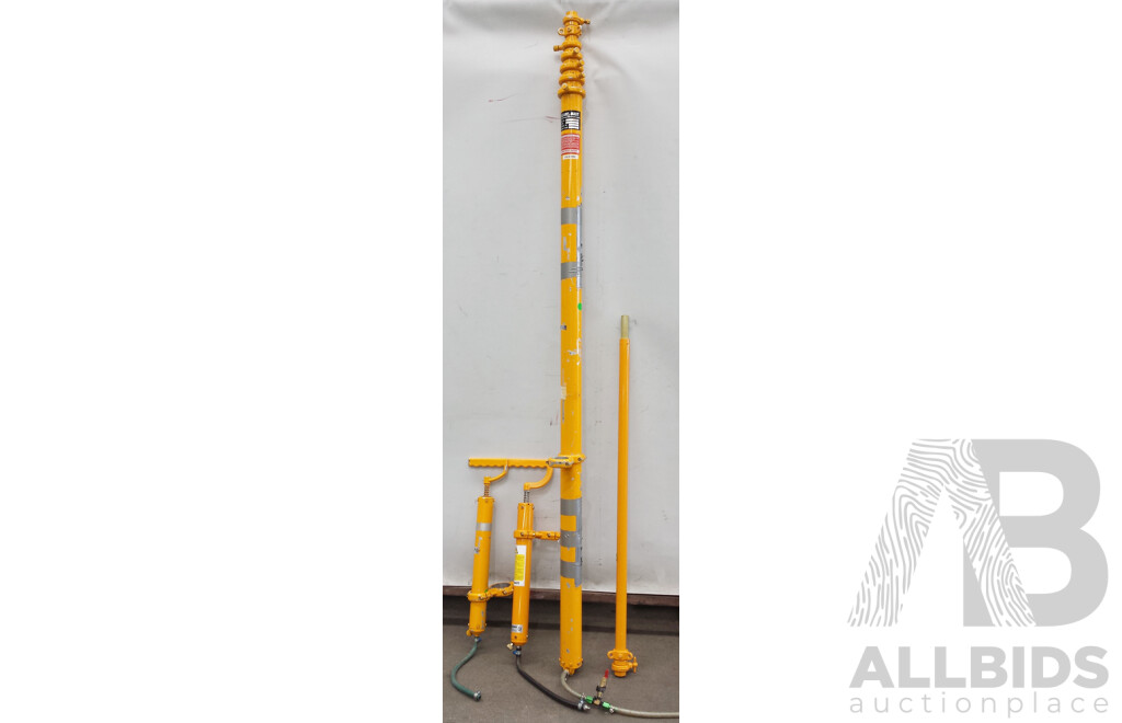 Clark QT9M/HP Portable Pneumatic  9 Meter Telescopic Mast