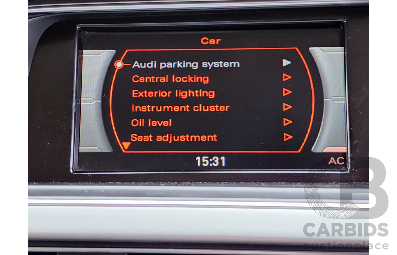 4/2009 Audi A5 3.2 FSI 8T 2d Coupe Blue 3.2L V6