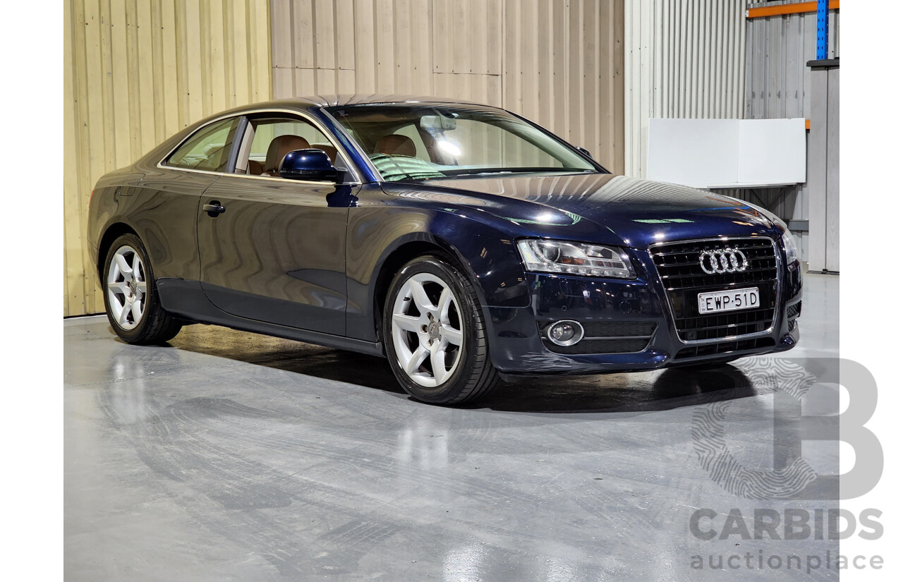 4/2009 Audi A5 3.2 FSI 8T 2d Coupe Blue 3.2L V6