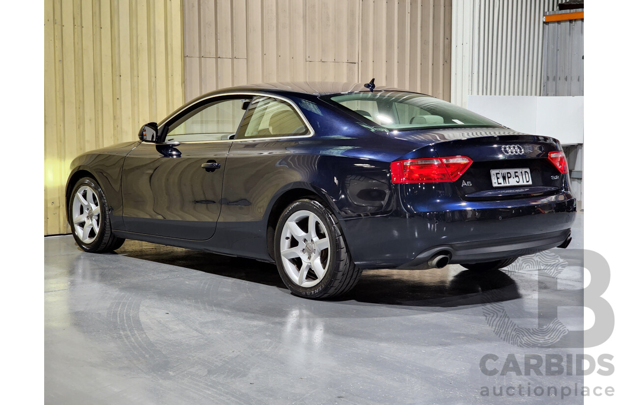 4/2009 Audi A5 3.2 FSI 8T 2d Coupe Blue 3.2L V6