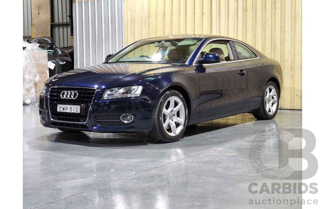 4/2009 Audi A5 3.2 FSI 8T 2d Coupe Blue 3.2L V6