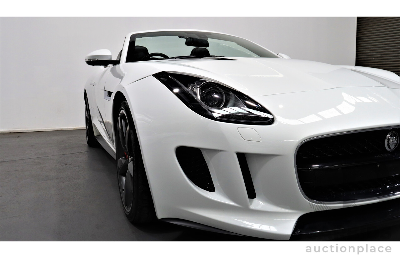 1/2013 Jaguar F-Type V8 S  2d Roadster White 5.0L Supercharged V8 (statutory write-off)