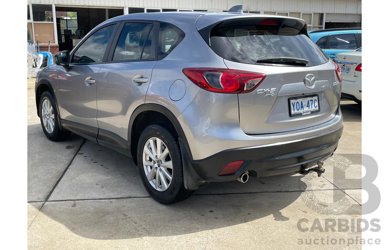 4/2013 Mazda Cx-5 MAXX Sport (4x4)  4d Wagon Silver 2.2L