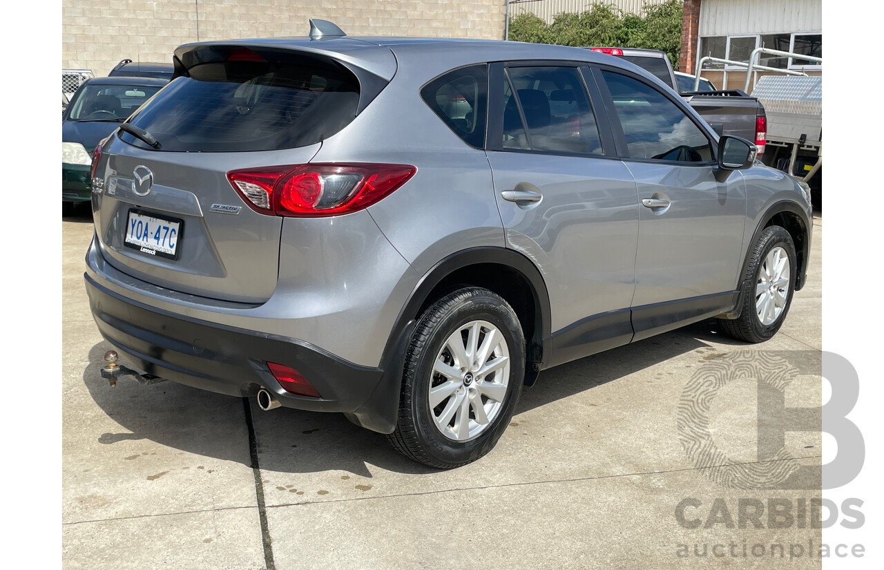 4/2013 Mazda Cx-5 MAXX Sport (4x4)  4d Wagon Silver 2.2L