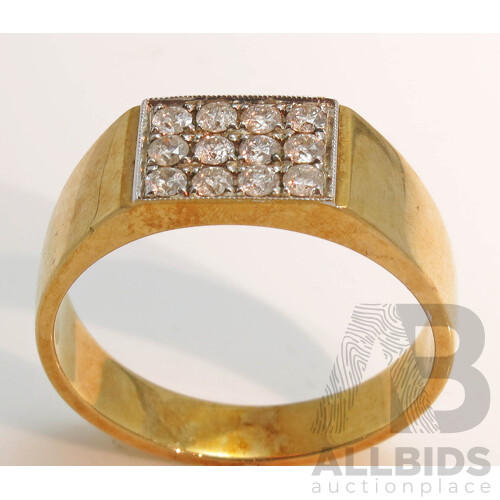 9ct Gold Diamond Ring