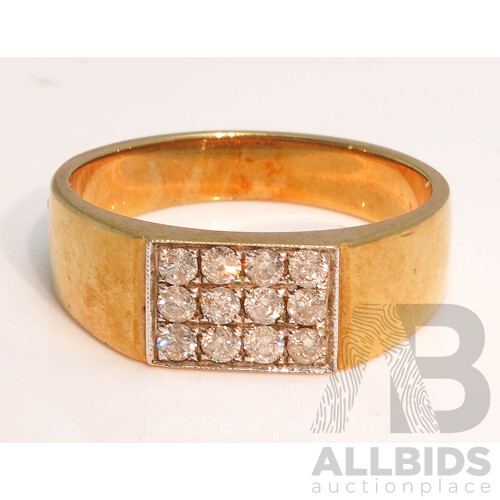 9ct Gold Diamond Ring