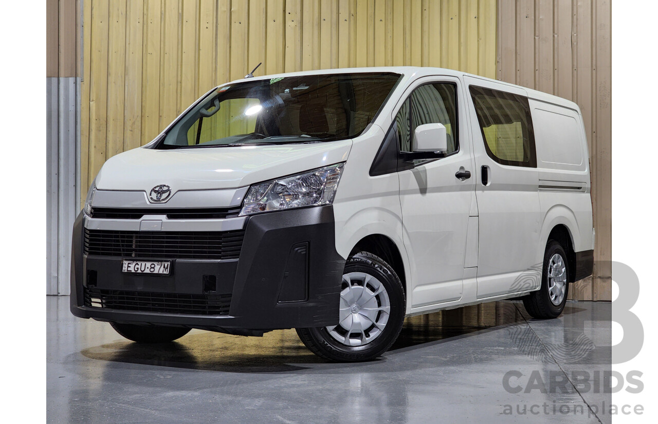 09/2019 Toyota Hiace GRH300R LWB White 5d Van 3.5L V6