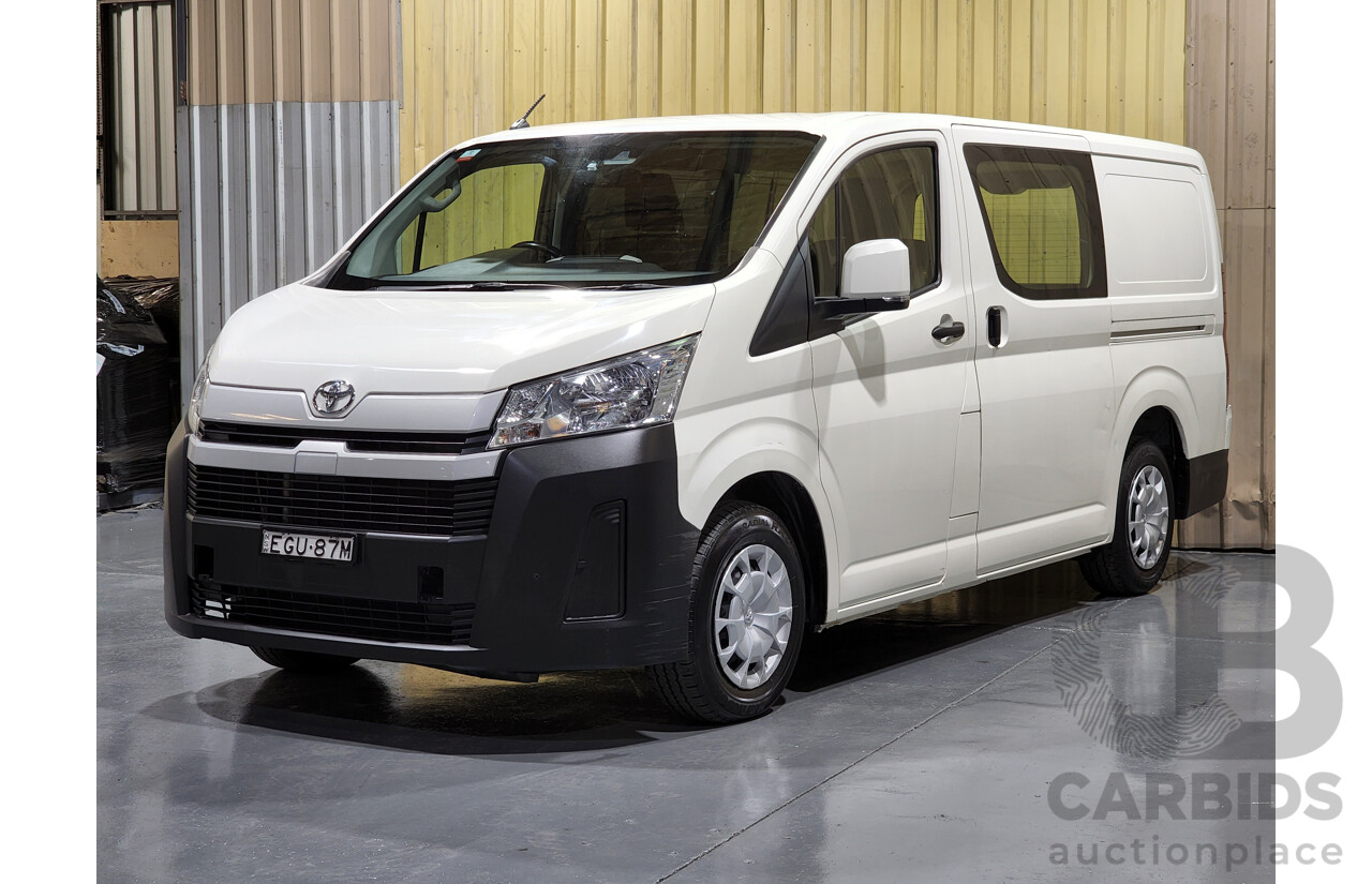 09/2019 Toyota Hiace GRH300R LWB White 5d Van 3.5L V6