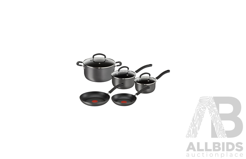 Tefal Inspire Hard Anodised 5 Piece Set - Brand New - ORP $299