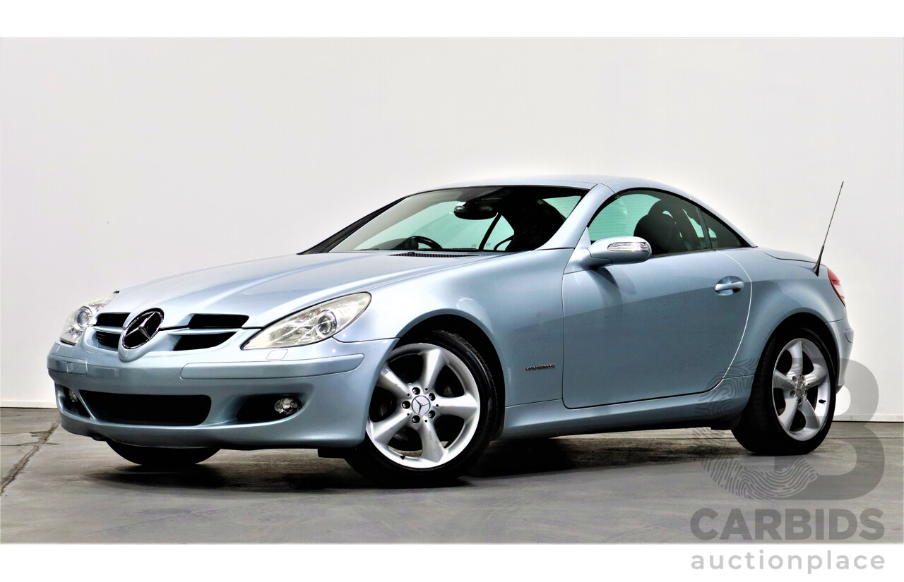 1/2005 Mercedes-Benz SLK 200 Kompressor R171 2d Convertible Blue 1.8L Supercharged