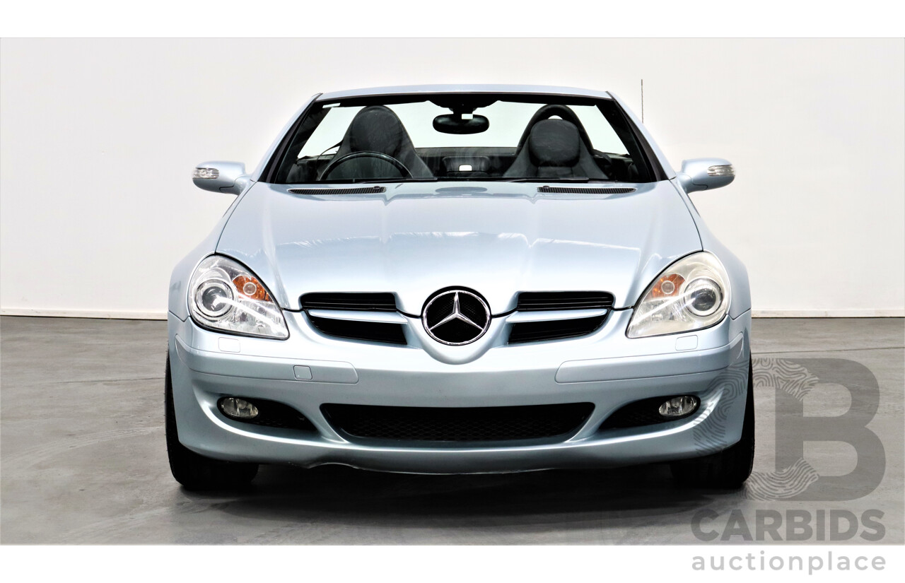 1/2005 Mercedes-Benz SLK 200 Kompressor R171 2d Convertible Blue 1.8L Supercharged
