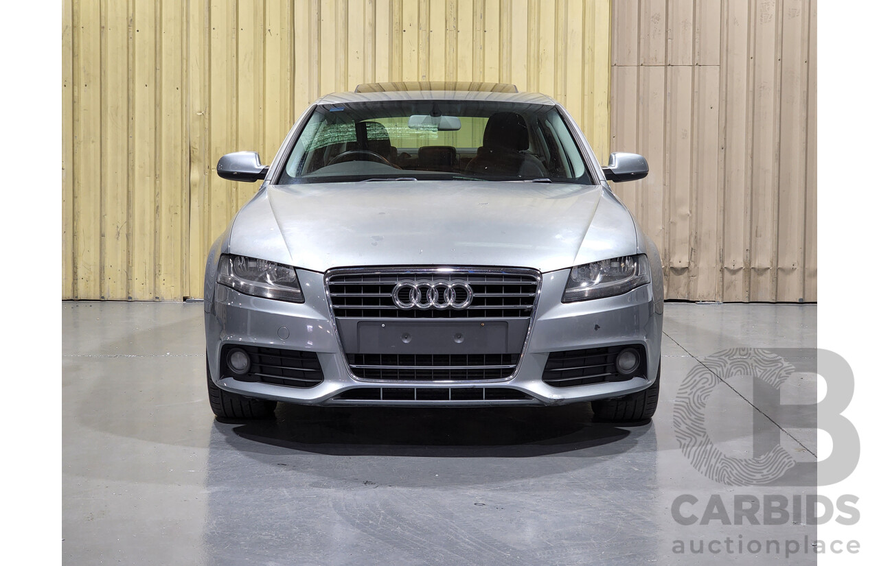 8/2011 Audi A4 1.8 TFSI B8 (8K) MY11 4d Sedan Grey 1.8L Turbo