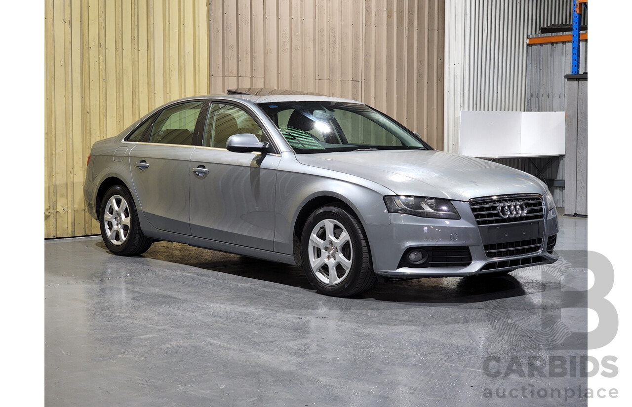 8/2011 Audi A4 1.8 TFSI B8 (8K) MY11 4d Sedan Grey 1.8L Turbo