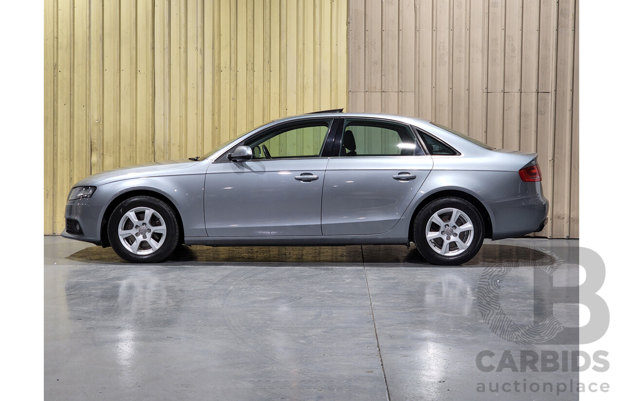 8/2011 Audi A4 1.8 TFSI B8 (8K) MY11 4d Sedan Grey 1.8L Turbo