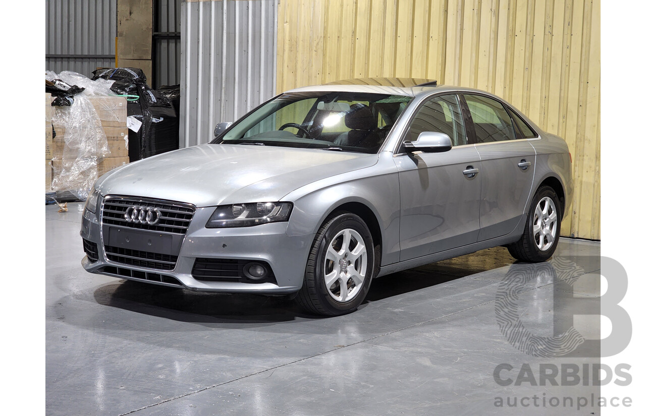 8/2011 Audi A4 1.8 TFSI B8 (8K) MY11 4d Sedan Grey 1.8L Turbo