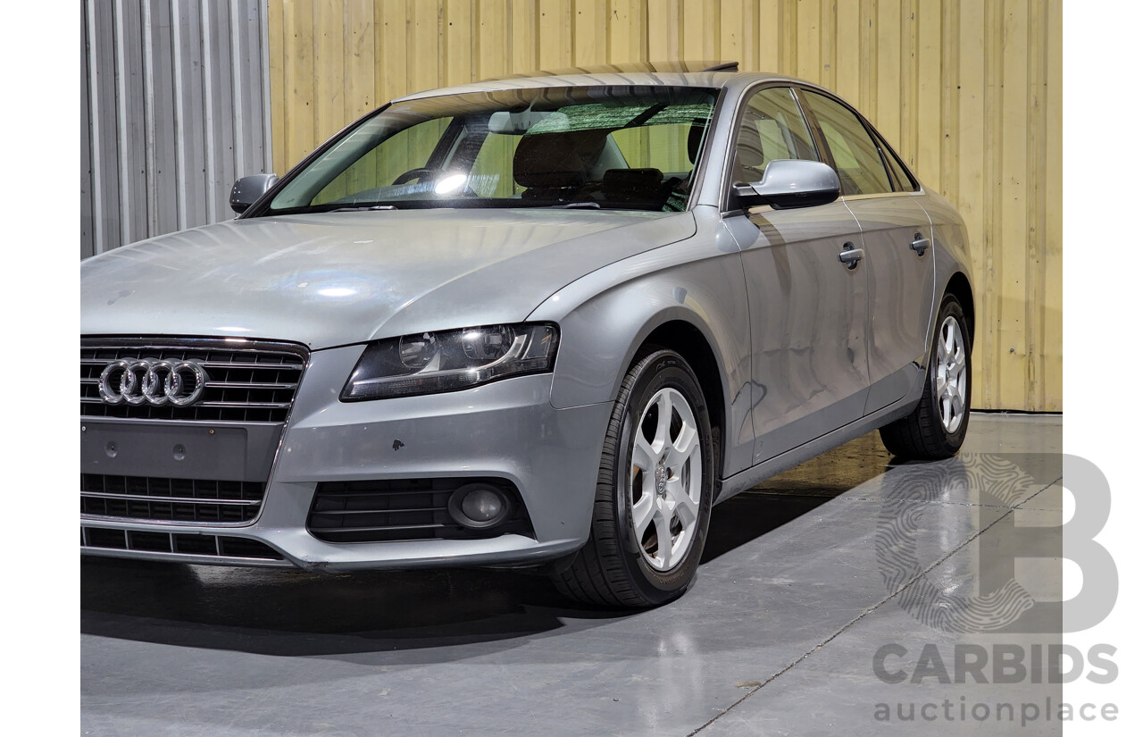 8/2011 Audi A4 1.8 TFSI B8 (8K) MY11 4d Sedan Grey 1.8L Turbo