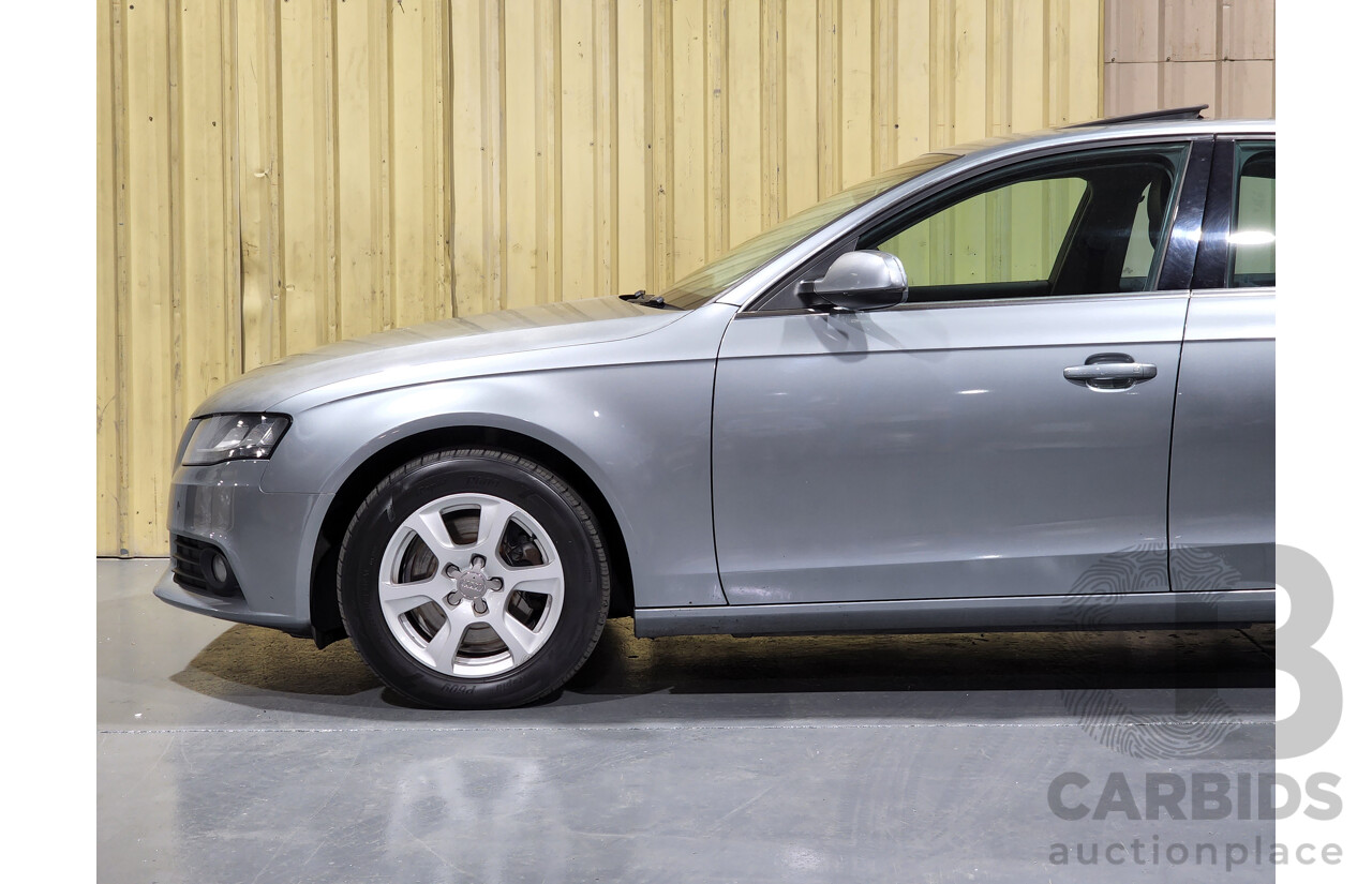 8/2011 Audi A4 1.8 TFSI B8 (8K) MY11 4d Sedan Grey 1.8L Turbo