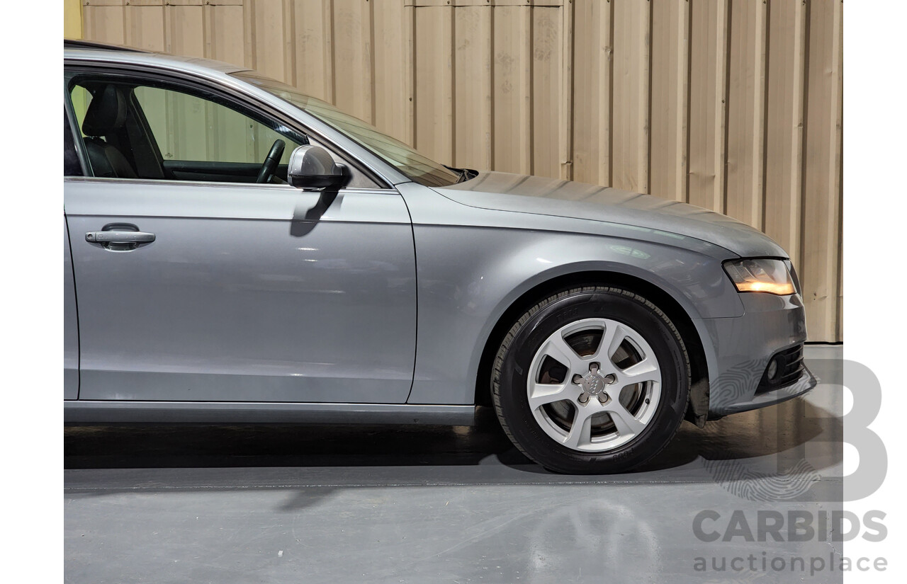 8/2011 Audi A4 1.8 TFSI B8 (8K) MY11 4d Sedan Grey 1.8L Turbo