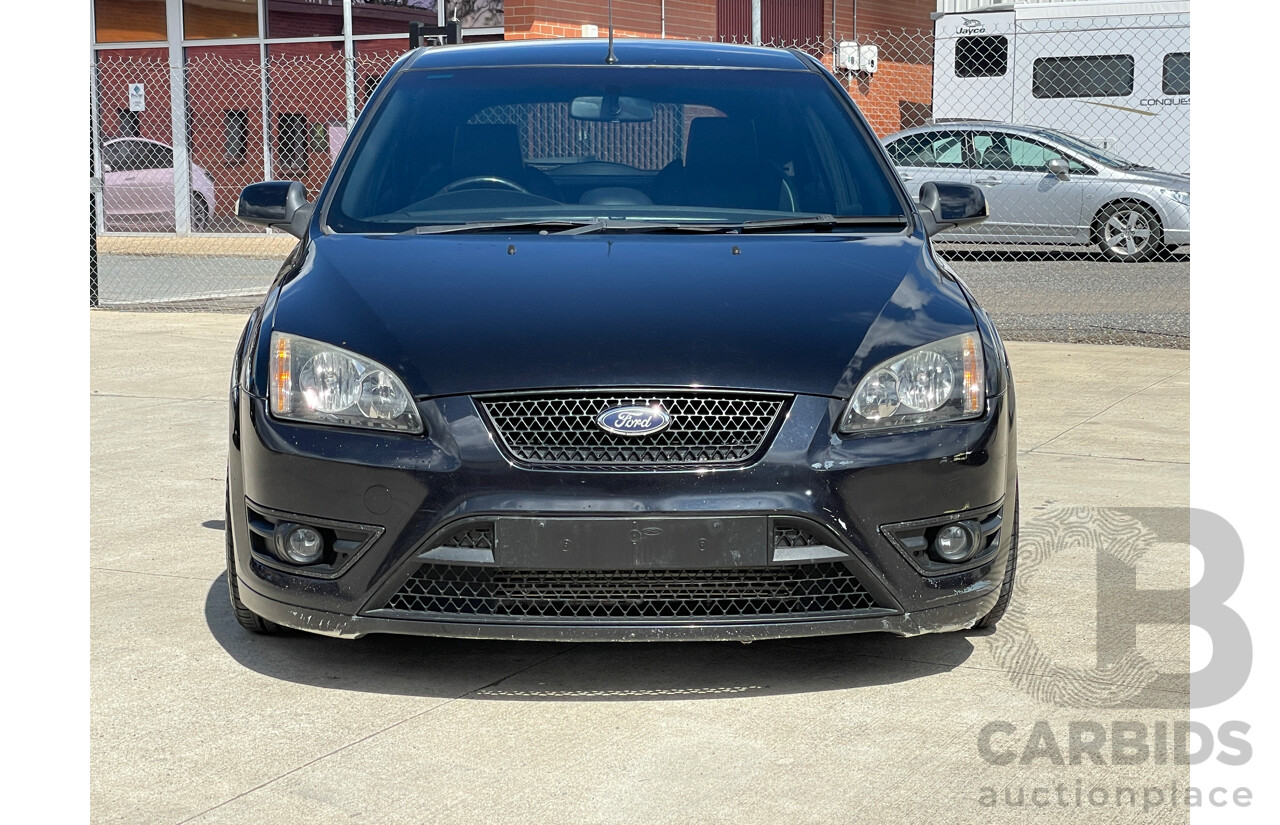 10/2007 Ford Focus XR5 Turbo LT 5d Hatchback Black 2.5L