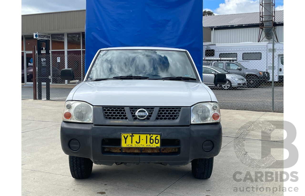 8/2003 Nissan Navara DX (4x2) D22 C/Chas White 2.4L