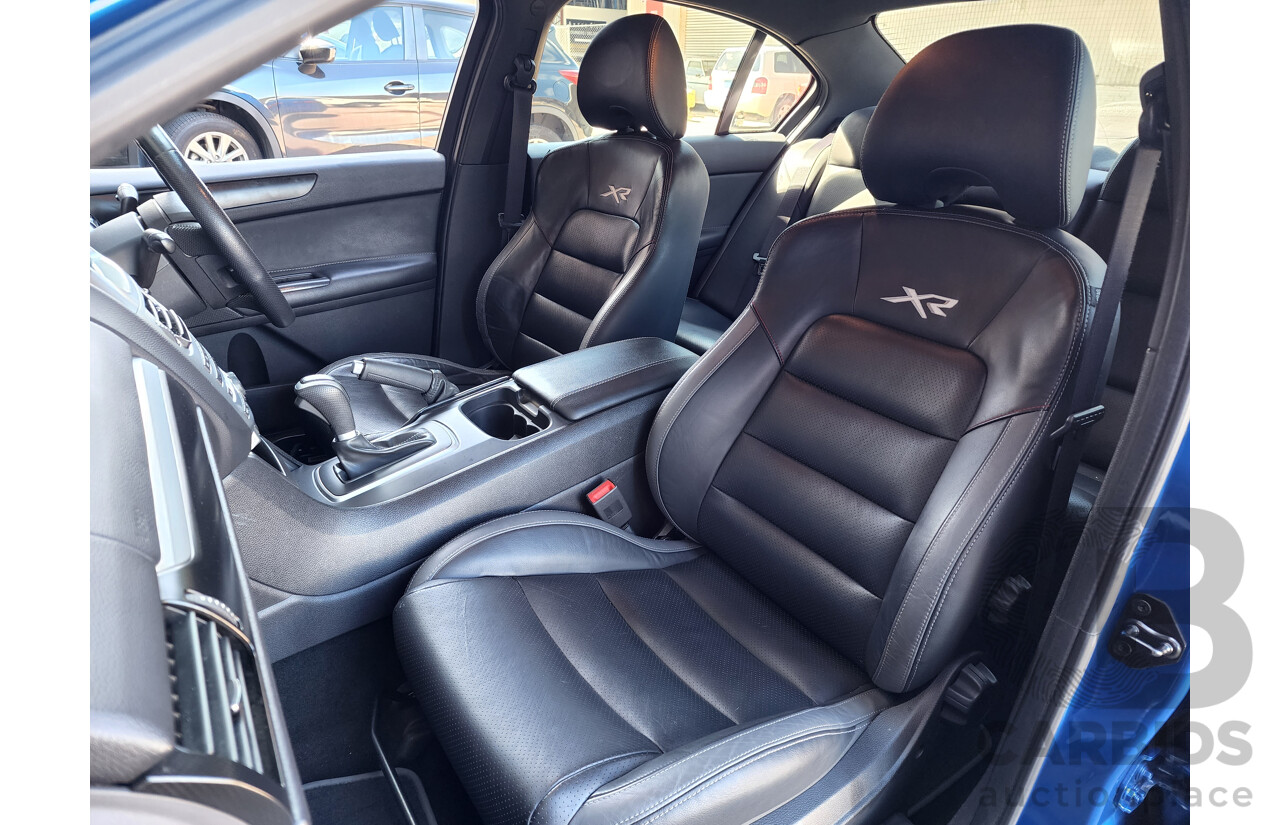 8/2015 Ford Falcon XR8 FG X 4d Sedan Kinetic Blue 5.0L Factory Supercharged V8
