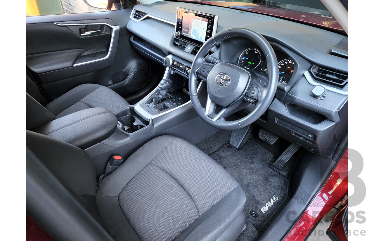 08/2019 Toyota RAV4 GXL Hybrid 2WD XA50 Atomic Rush Red 4d Wagon 2.5L - Hybrid