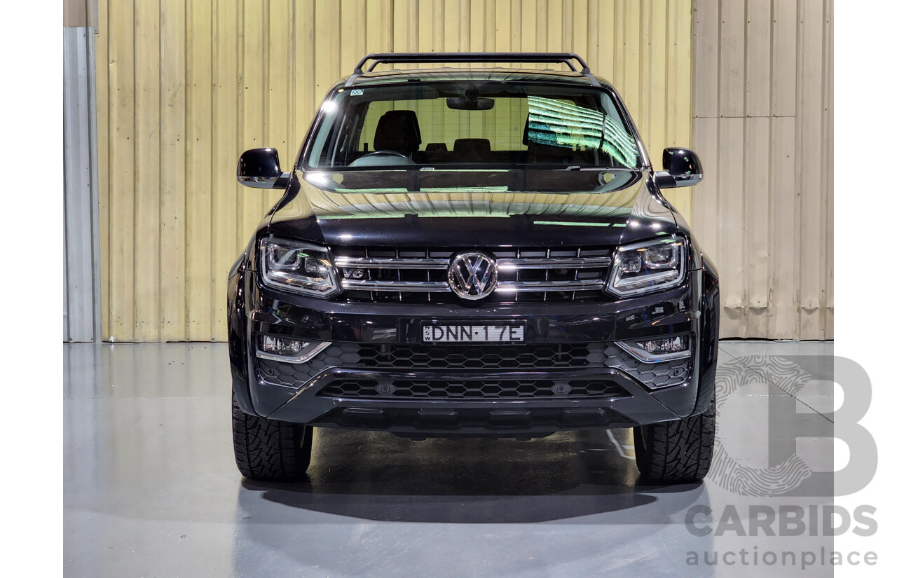 3/2017 Volkswagen Amarok TDI550 Highline (4x4) 2H MY17 Dual Cab Utility Black 3.0L V6 Turbo Diesel
