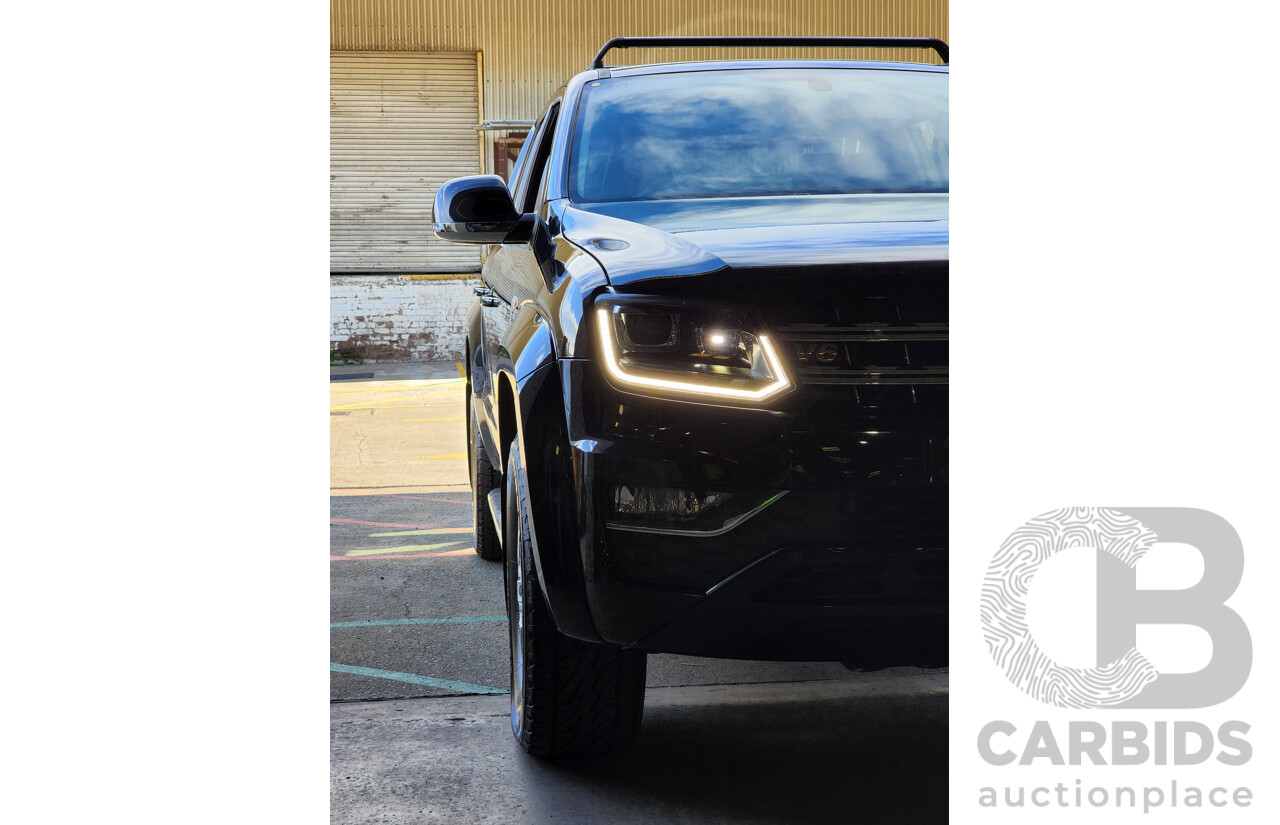 3/2017 Volkswagen Amarok TDI550 Highline (4x4) 2H MY17 Dual Cab Utility Black 3.0L V6 Turbo Diesel