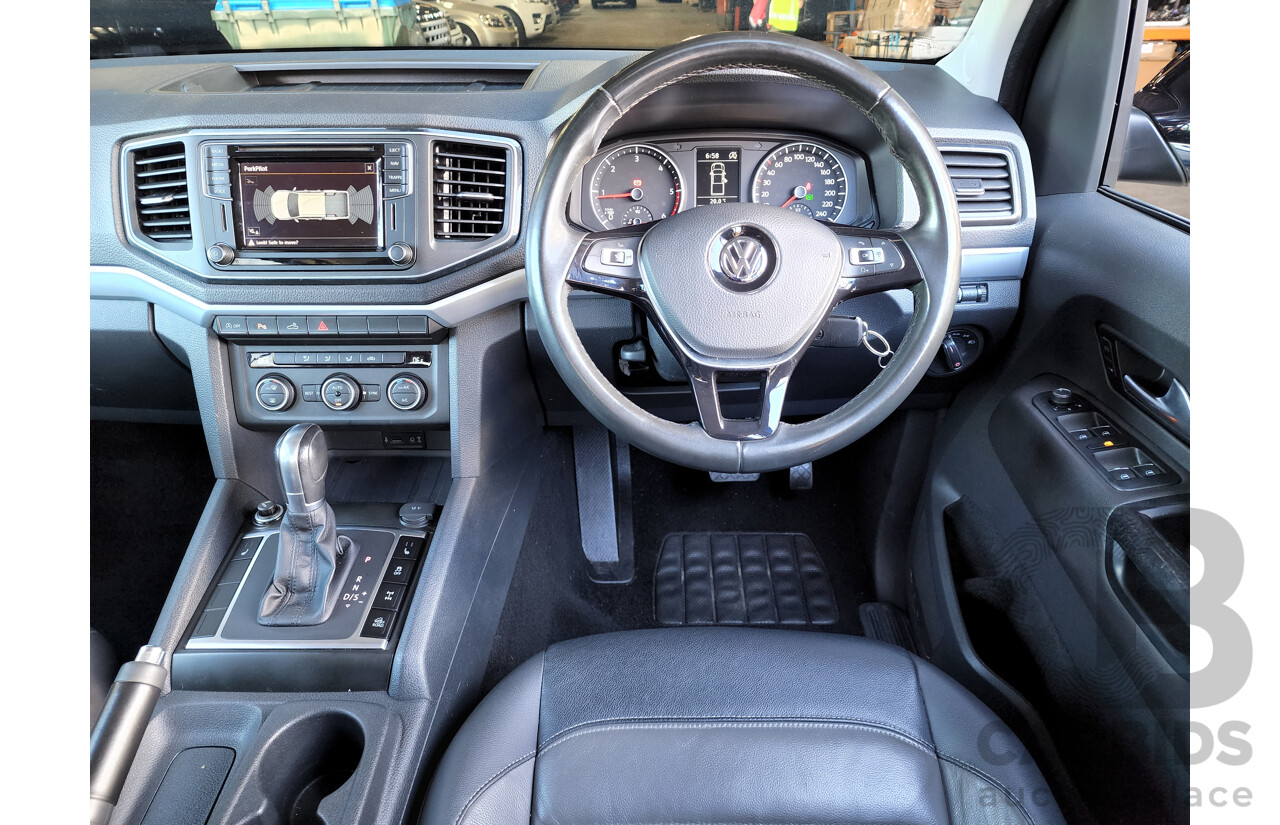 3/2017 Volkswagen Amarok TDI550 Highline (4x4) 2H MY17 Dual Cab Utility Black 3.0L V6 Turbo Diesel