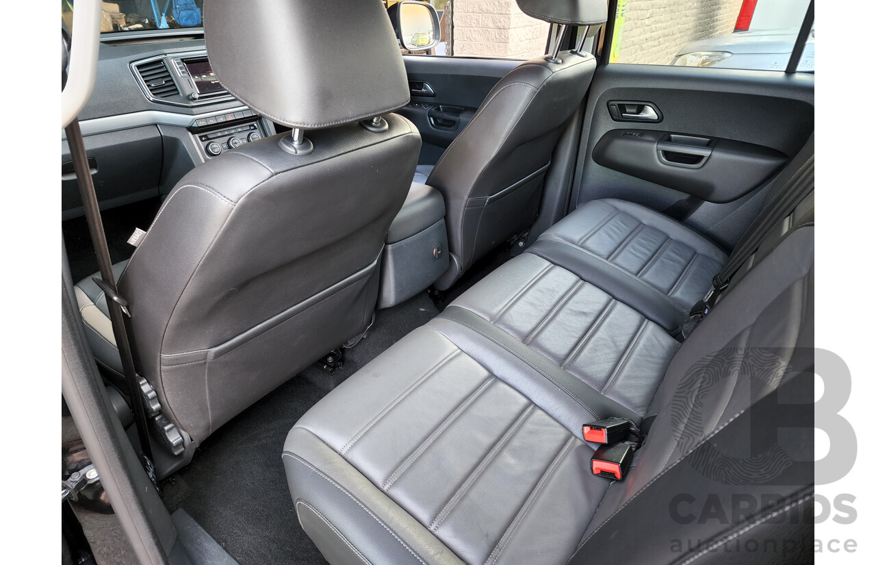 3/2017 Volkswagen Amarok TDI550 Highline (4x4) 2H MY17 Dual Cab Utility Black 3.0L V6 Turbo Diesel