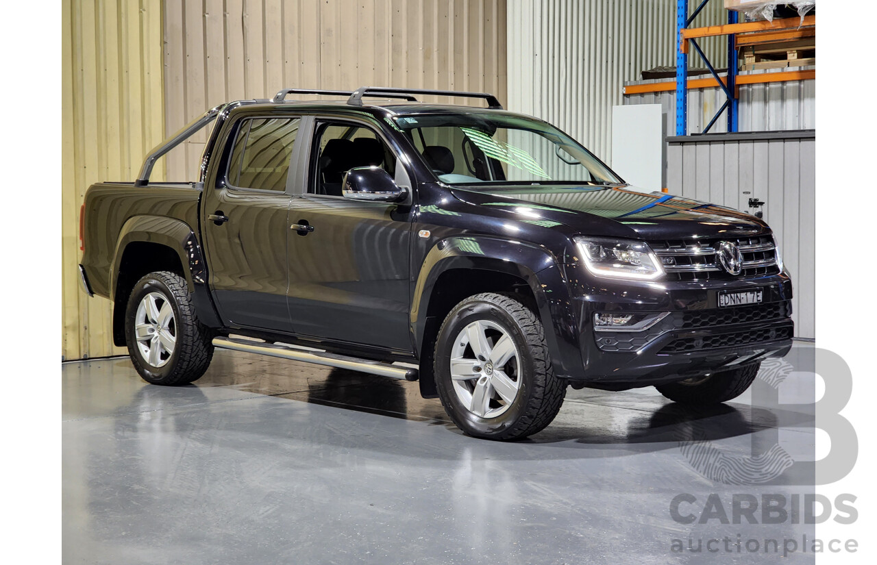 3/2017 Volkswagen Amarok TDI550 Highline (4x4) 2H MY17 Dual Cab Utility Black 3.0L V6 Turbo Diesel