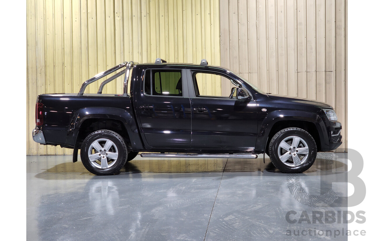 3/2017 Volkswagen Amarok TDI550 Highline (4x4) 2H MY17 Dual Cab Utility Black 3.0L V6 Turbo Diesel