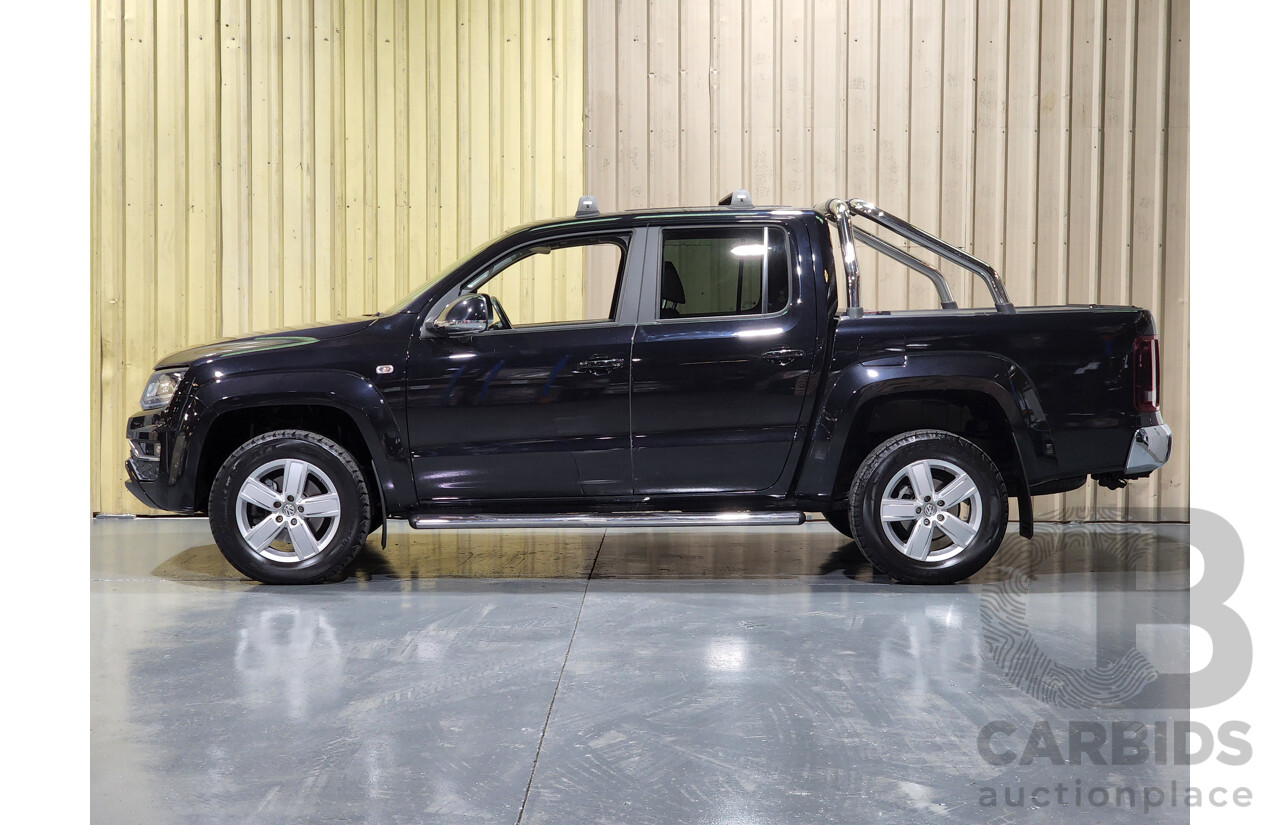 3/2017 Volkswagen Amarok TDI550 Highline (4x4) 2H MY17 Dual Cab Utility Black 3.0L V6 Turbo Diesel