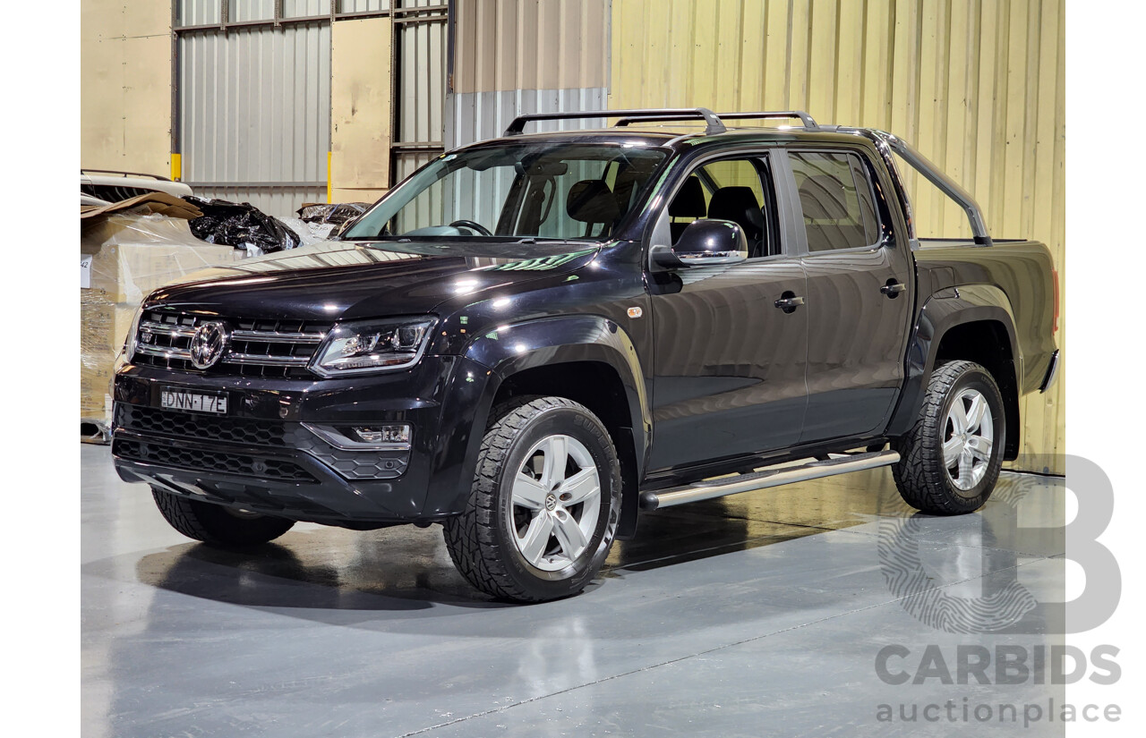 3/2017 Volkswagen Amarok TDI550 Highline (4x4) 2H MY17 Dual Cab Utility Black 3.0L V6 Turbo Diesel